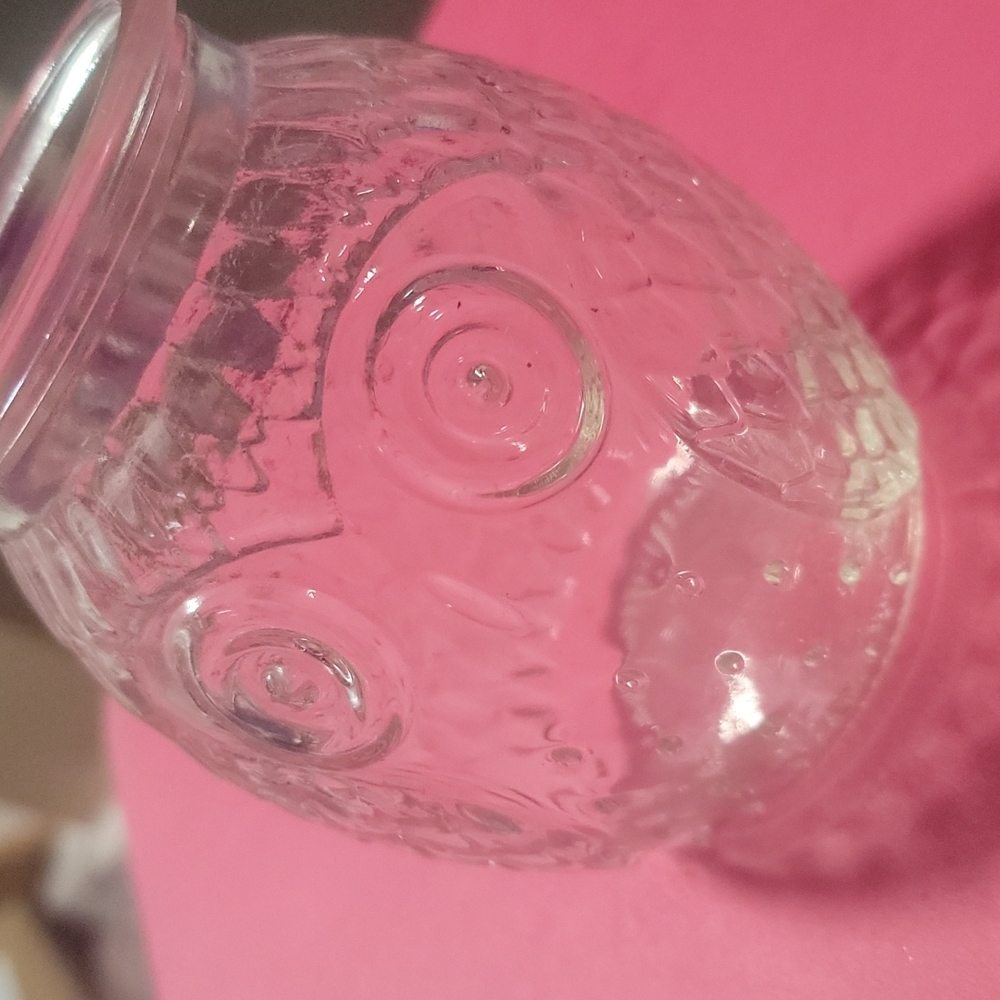 Owl glass cup